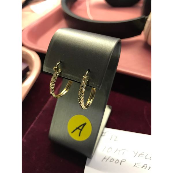 10KT Yellow Gold Earrings