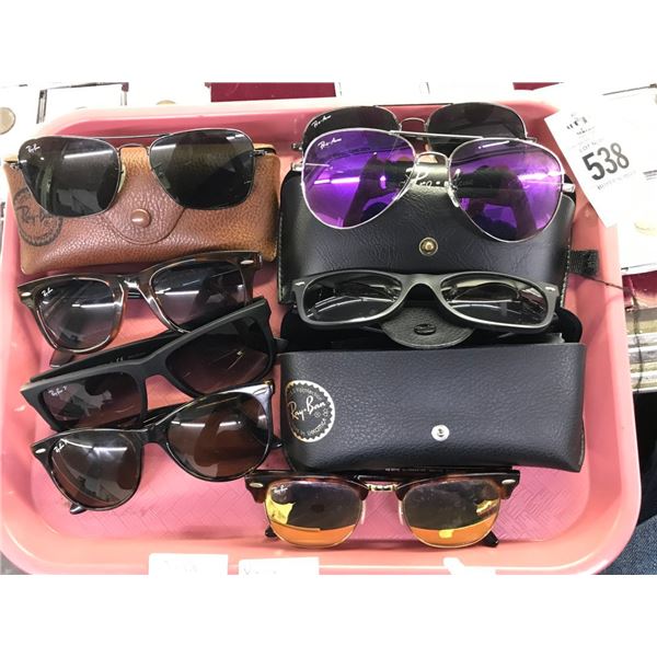 8-Ray Ban Sunglasses - 8 X $