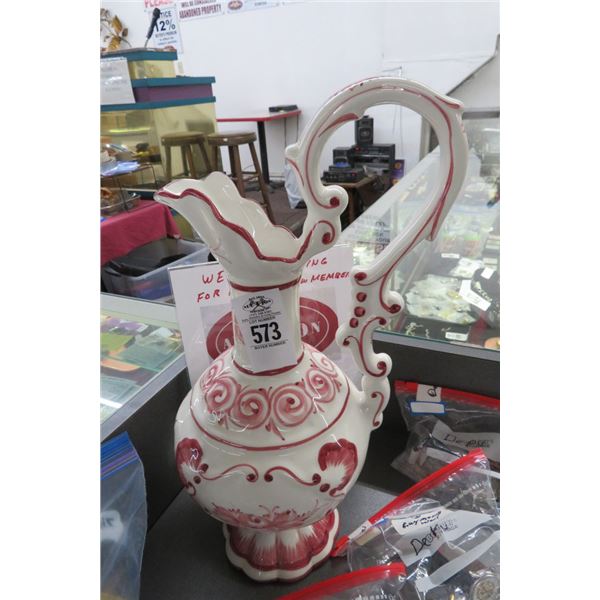 Ornate Porcelain Pitcher