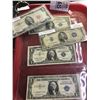 Image 1 : 3 Pack Silver Certificate, 1934'A $5.00 Silver Certificate, 1953 Red Seal $2.00