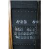 Image 3 : Mahogany Column 8' Mirror/Jewelry Cabinet - No Shipping