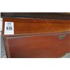 Image 2 : Mahogany 4 Drawer Drop Leaf Desk