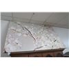 Image 1 : Large Unframed Floral Oil On Canvas - 4' x 6'
