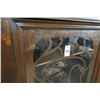 Image 2 : Antique Mahogany Glass Door Cabinet (Some Damage)