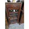 Image 1 : Mahogany Small Glass Door Cabinet