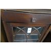 Image 2 : Mahogany Small Glass Door Cabinet