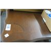 Image 2 : Distressed Mahogany Top Dining Table w/Leaves