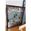 Image 1 : Mahogany Small Display Cabinet w/Glass Shelf