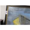 Image 2 : Oil On Canvas "Mooring Field" Signed Newman 45" x 51" Moored Boat