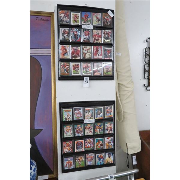 Framed Sports Trading Cards