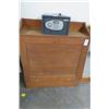 Image 1 : Tiger Oak Arts & Crafts Period Circa 1900 Drop Front Cabinet