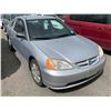 Image 2 : *TOW* 2002 HONDA CIVIC, 2 DR COUPE, GREY, VIN# 1HGEM21572L810079