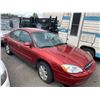 Image 2 : *TOW* 2000 FORD TAURUS, 4 DR SEDAN, RED, VIN# 1FAFP53U9YG130207