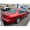 Image 3 : *TOW* 2000 FORD TAURUS, 4 DR SEDAN, RED, VIN# 1FAFP53U9YG130207