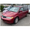Image 1 : *TOW* 2003 HONDA ODYSSEY, 4 DR MINI VAN, RED, VIN# 2HKRL186X3H007882