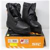 Image 1 : NEW STC BLACK BOOTS IN BOX SIZE 10.5