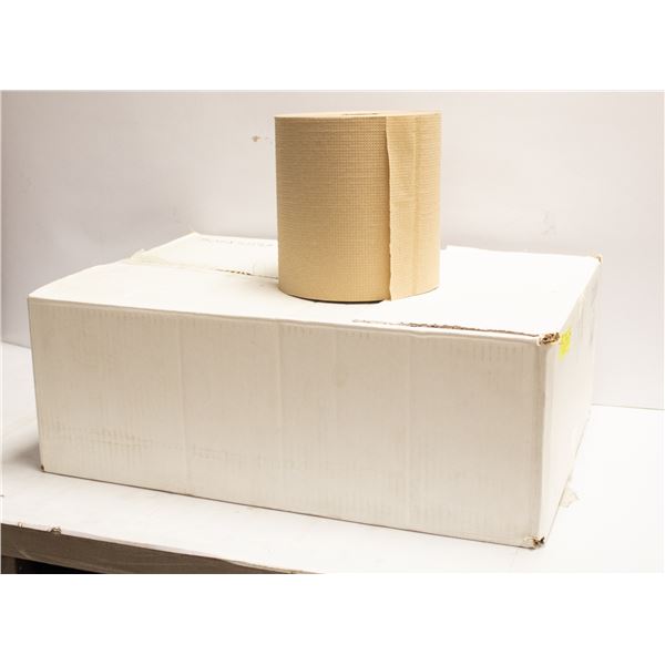 CASE WITH 6 ROLLS OF 1 PLY PAPER TOWEL 8"X800'