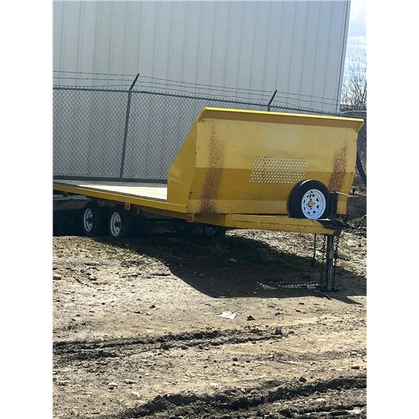 APPROX 12FT YELLOW TRAILER (WORKSHOP BUILT)