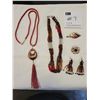 Image 1 : High End Fashion Jewellery - 2 Necklaces, 2 Brooches and 1 Pair of Earrings