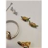 Image 4 : High End Fashion Jewelry - Bulova Watch, 2 Brooches, 4 pairs of Earrings & 1 Necklace