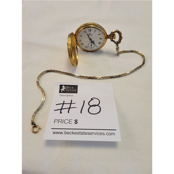 Eagle Star Geneve 17 Jewels Swiss-Made Pocket Watch (Excellent Working Condition)