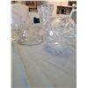 Image 2 : Crystal Vases, Cream and Sugar set & Bowl