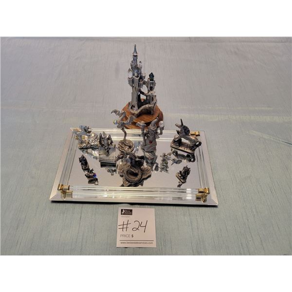 Wizards, Dragons & Unicorns Pewter Figurines