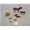 Image 1 : Debwick England Horses, John Perry Dolphins, Princess House Crystal Dolphins, Marble Dolphins