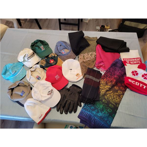 Assorted Hats & Scarves
