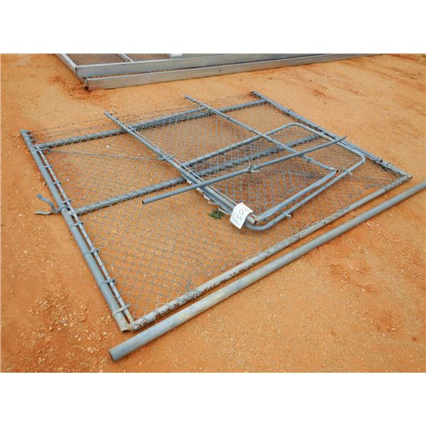 (3) CHAIN LINK FENCE GATES
