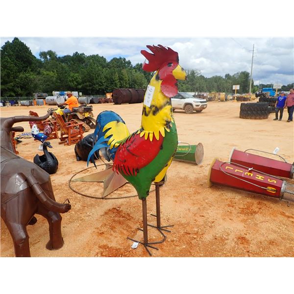 6' METAL ROOSTER (C6)