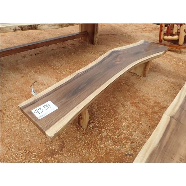 TEAK BENCH, 8' LONG