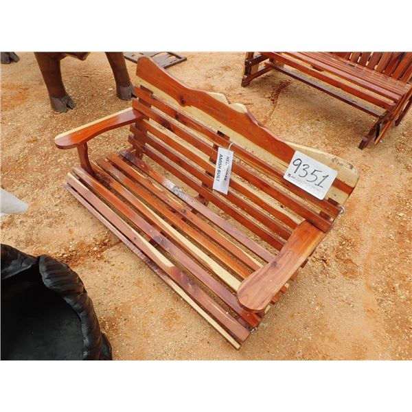 RED CEDAR SWING, AMISH BUILT, 4' WIDE