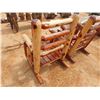 Image 2 : LARGE RED CEDAR ROCKING CHAIR(C6)