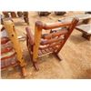 Image 2 : LARGE RED CEDAR ROCKING CHAIR(C6)