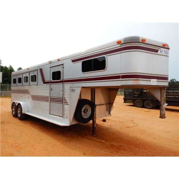 1991 SUNDOWNER HORSE TRAILER Livestock Trailer