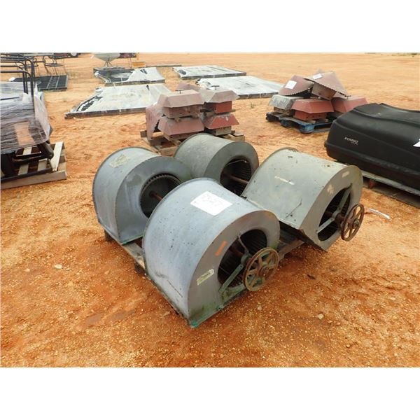 (1) PALLET SQUIRREL CAGE FANS (2 SETS OF 2)