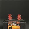 Image 1 : ST LUOIS CARDINALS M.L.B CUFFLINKS (ref1248)