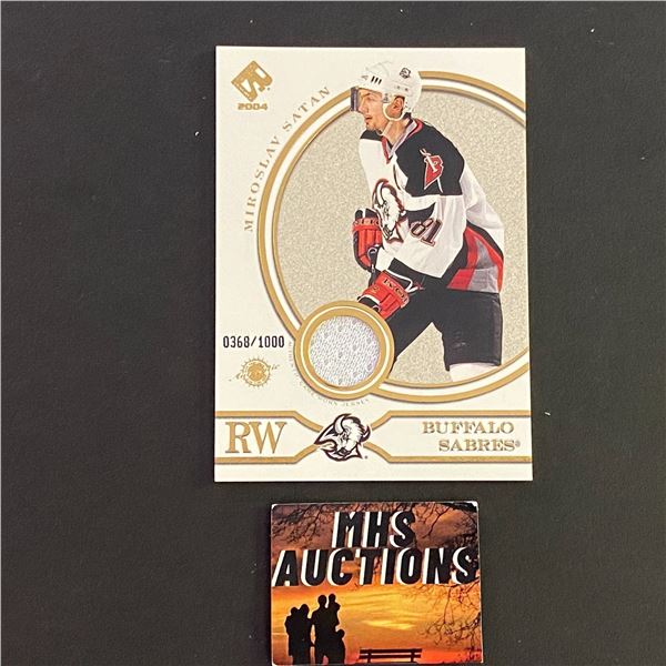 MIROSALV SATAN 2004 PACIFIC JERSEY HOCKEY CARD #0368/1000 ONLY 1000 MADE (ref2413)