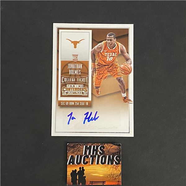 JONATHAN HOLMES 2015 PANINI BASKETBALL AUTOGRAPH CARD (ref2822)