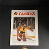 Image 1 : VANCOUVER CANUCKS PROGRAM FROM SATURDAY FEBRUARY 20 1982 WITH POSTER