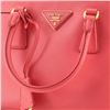 Image 6 : Prada Pink Saffiano Leather Double Zip Lux Mini Handbag