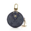 Image 2 : Louis Vuitton Navy Blue Monogram Denim Round Bag Charm and Key Holder