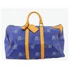 Image 1 : Louis Vuitton Blue Cup Canvas Leather Keepall Duffle Bag