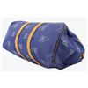 Image 2 : Louis Vuitton Blue Cup Canvas Leather Keepall Duffle Bag