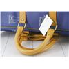 Image 4 : Louis Vuitton Blue Cup Canvas Leather Keepall Duffle Bag