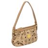 Image 2 : MCM Beige Monogram Visetos Canvas Leather Small Shoulder Bag