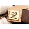 Image 8 : MCM Beige Monogram Visetos Canvas Leather Small Shoulder Bag