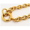 Image 4 : Chanel Gold-tone Metal Gripova Glass CC Cutout Round Pendant Necklace