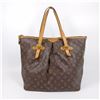Image 1 : Louis Vuitton Brown Monogram Canvas Leather Palermo GM Shoulder Bag